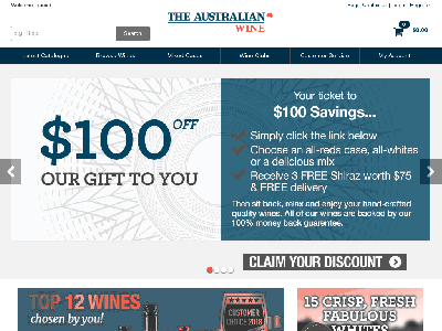 The Australian WINE coupons